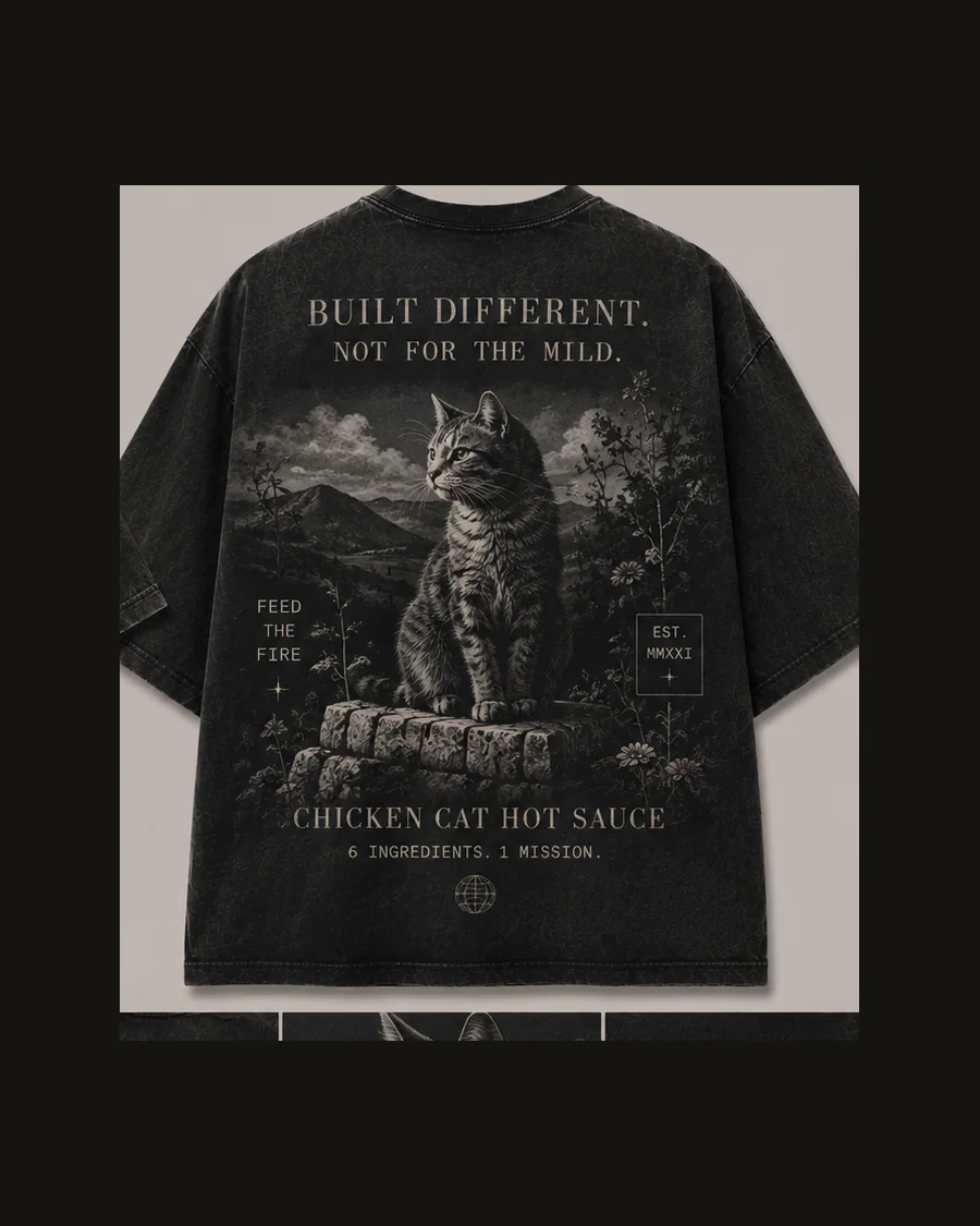 Built Different tee, back