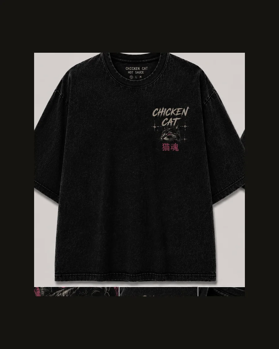 Cat Soul tee, front