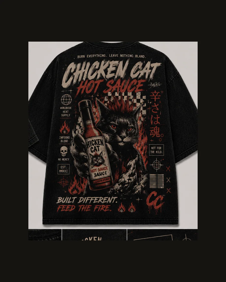 Feed the Fire tee, back