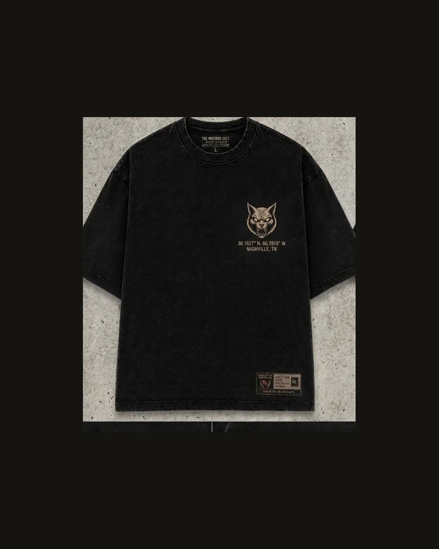 Flame Cat tee, front