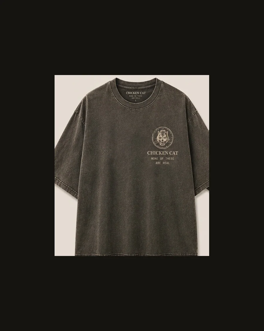 Impossible Animals · Olive tee, front