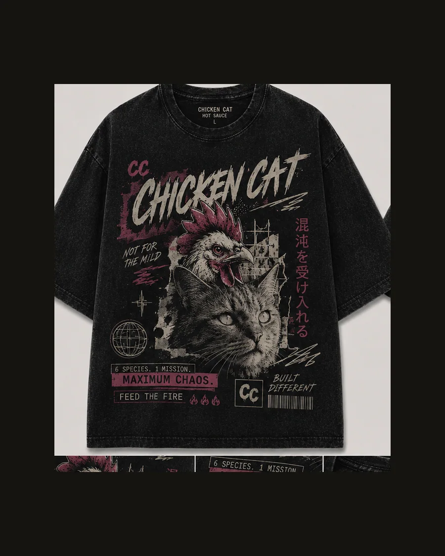 Maximum Chaos tee, front