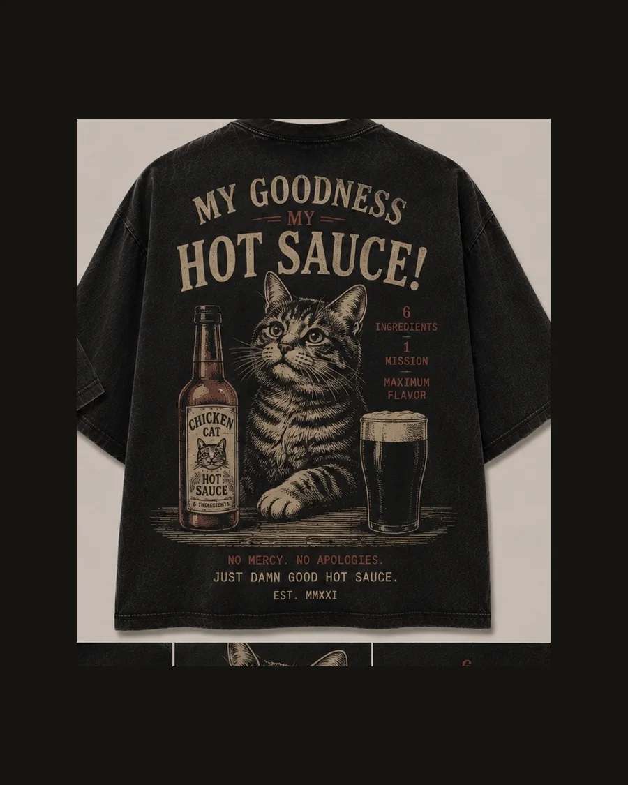 My Goodness tee, back