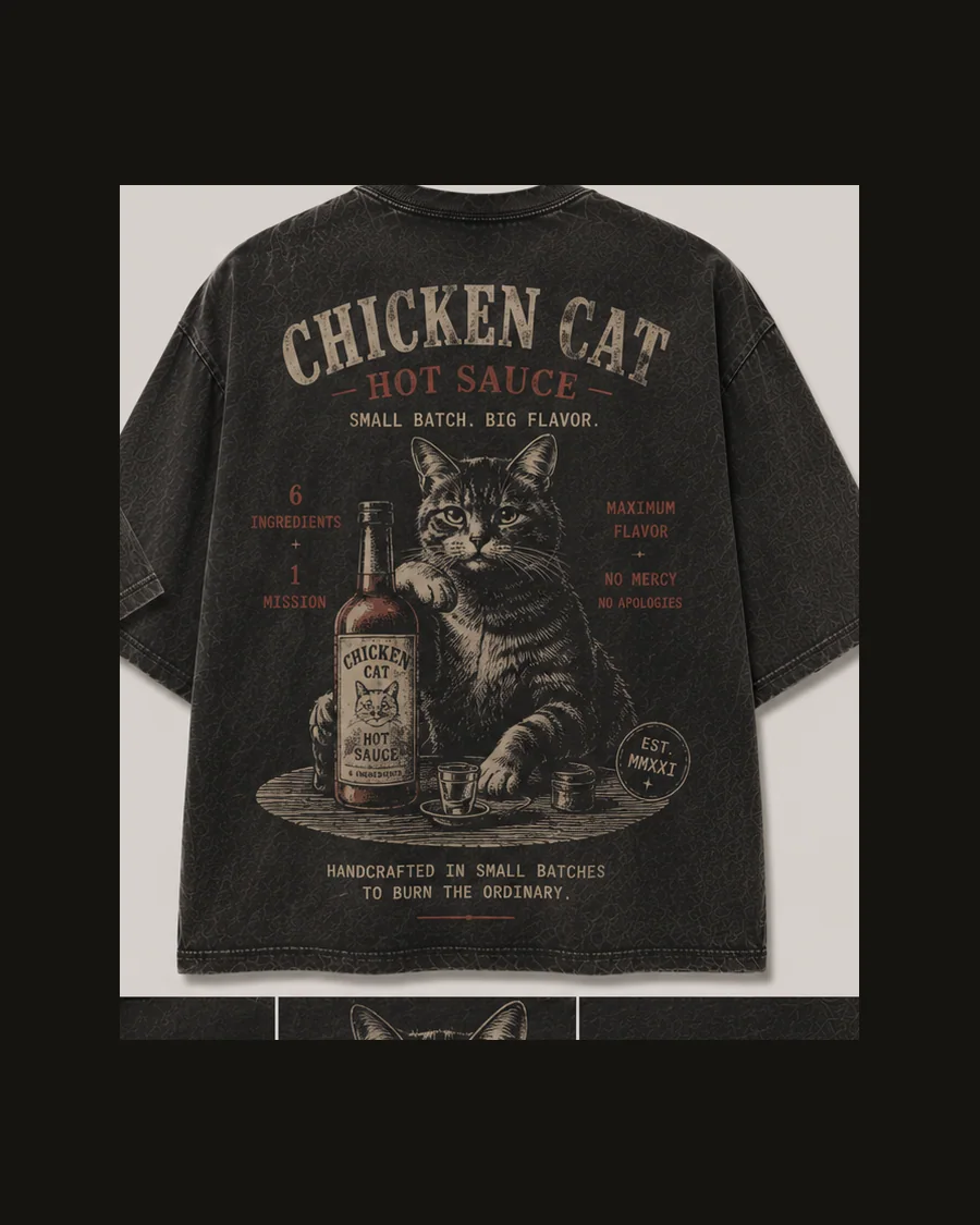 Old Fashioned tee, back