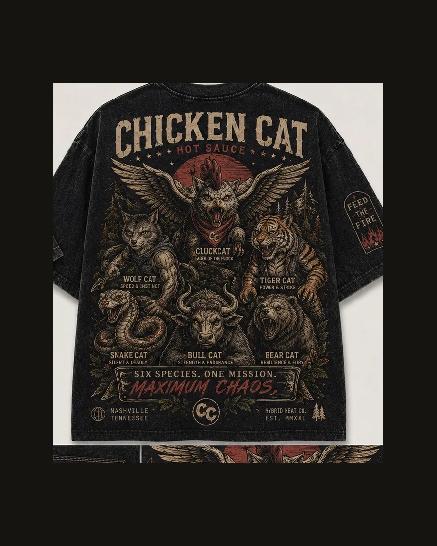 Winged tee, back